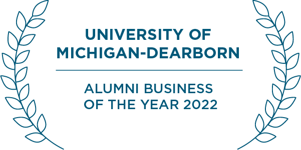 University of Michigan Dearborn Alumni Business of the Year 2022 Award