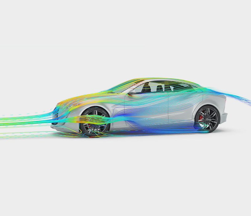 A study of aerodynamics over the car
