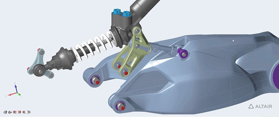 Still image taken from a video discussing Altair Inspire software.