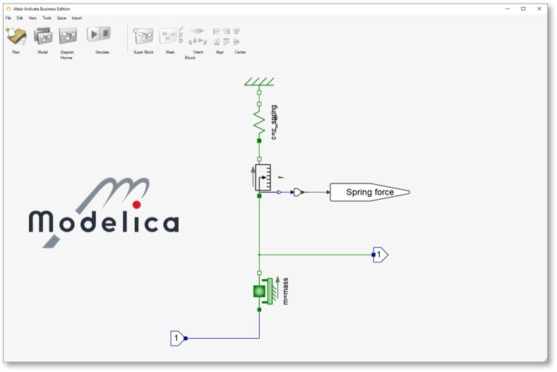 Modelica_solenoid valve