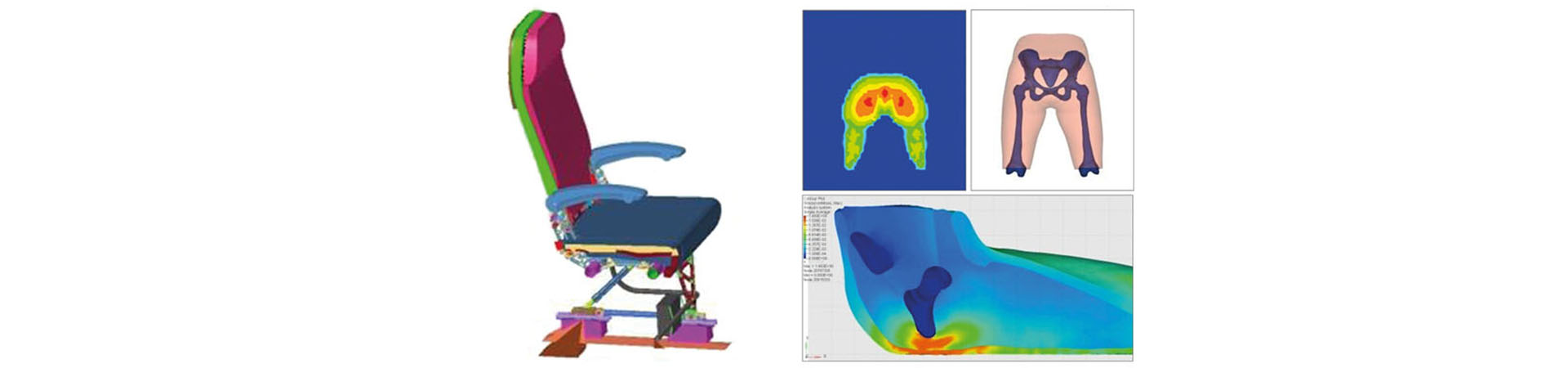 Improvement of Aircraft Passenger Seat Comfort Through Biomechanical Models and Numerical Simulation