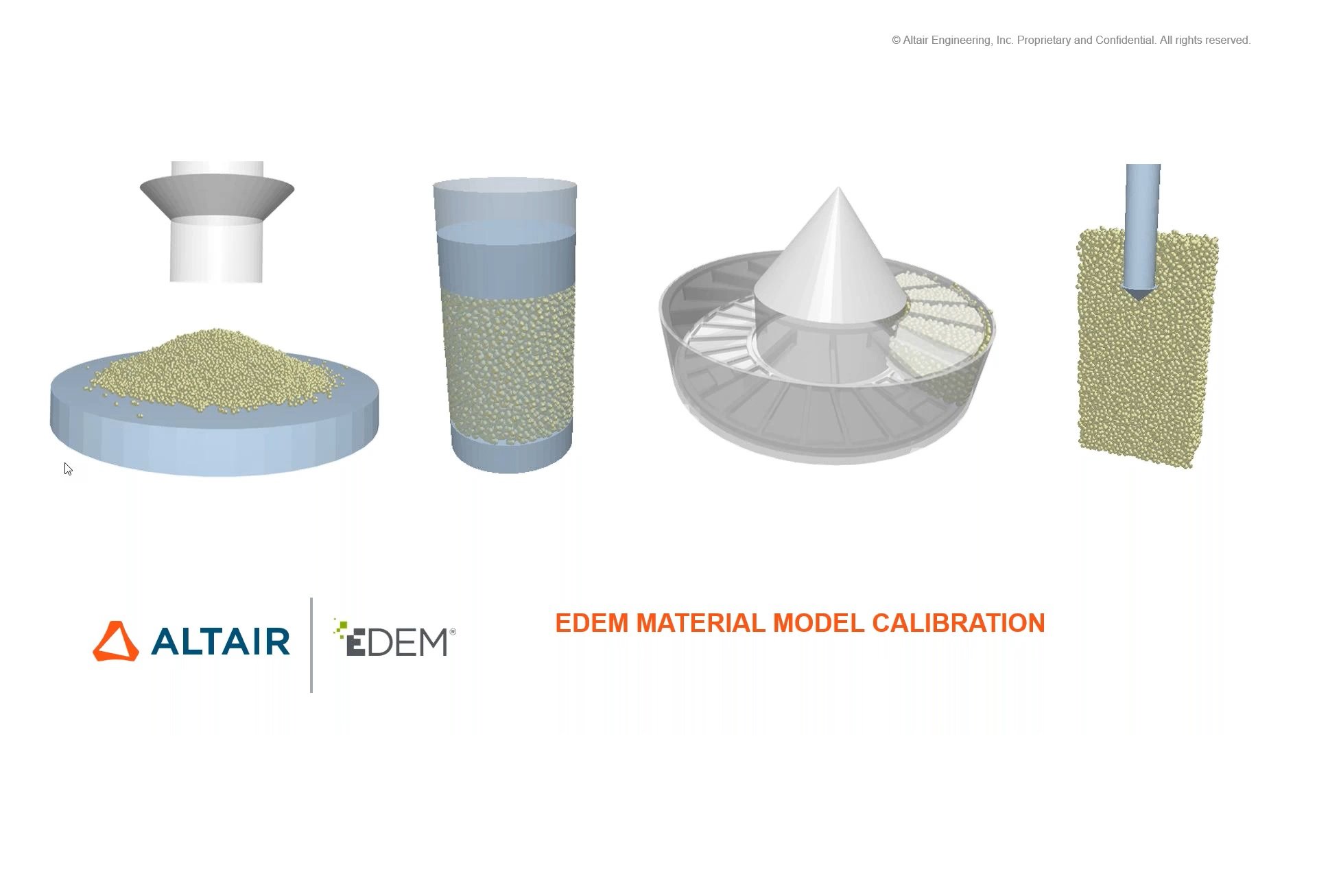 EDEM Material Model Calibration