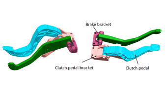 Development of Super Lightweight Pedal Brackets for Mazda Motor Corporation