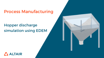 EDEM simulation of Hopper Discharge for Powders