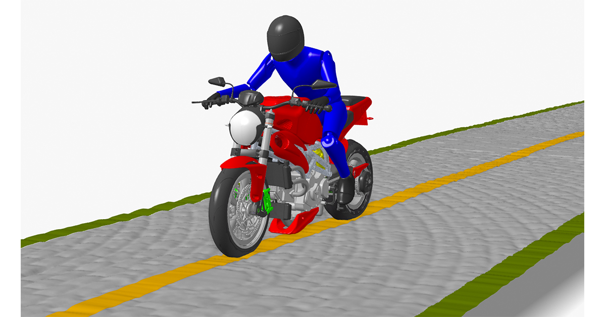 Altair MotionSolve - Two- and Three-wheel Vehicle Simulation
