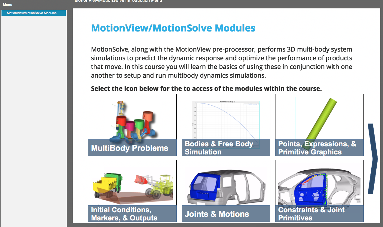 Motionview/MotionSolve Introduction v2020