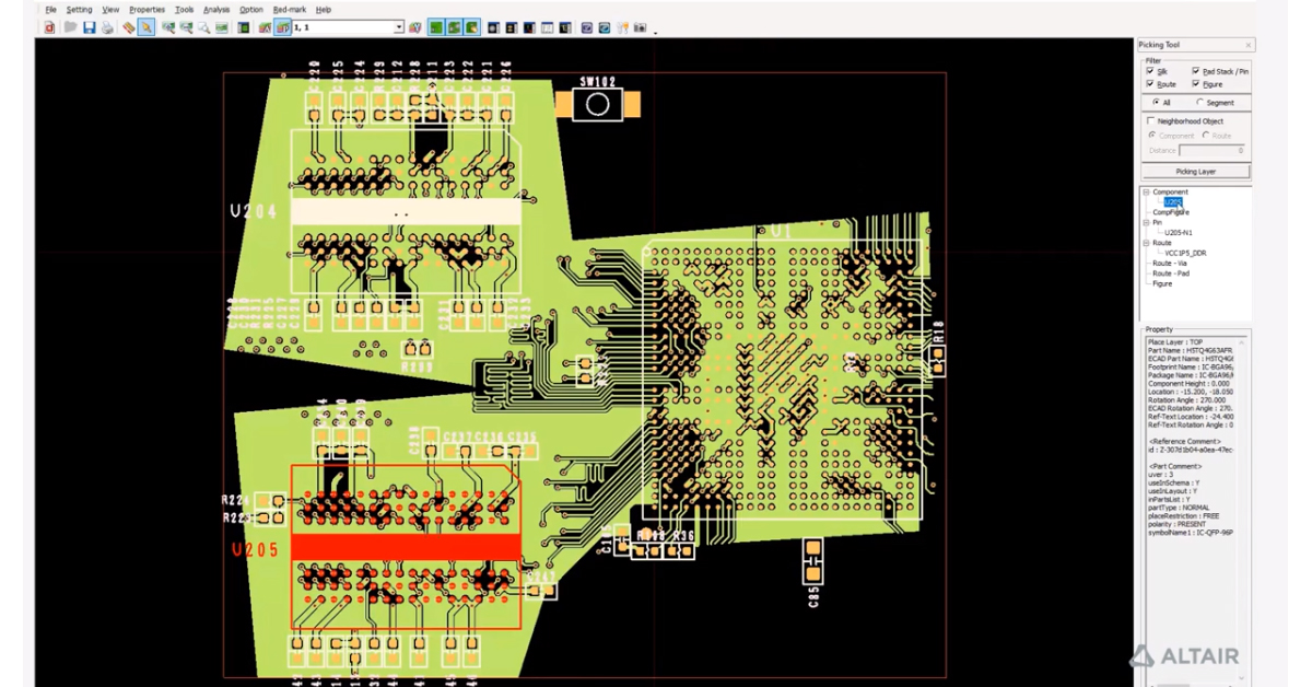 Altair Pollex - Design Review and Analysis of Printed Circuit Boards with PCB Modeler