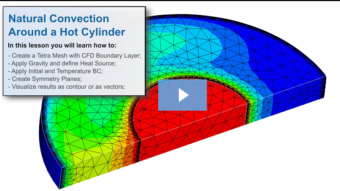 SimLab Tutorials - Solutions Based Natural Convection Around a Hot Cylinder