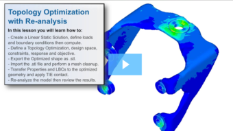 SimLab Tutorials - Topology Optimization with Solutions - Bracket
