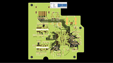 In PollEx PCB Modeler, users can upload and review the PCB design and launch the verification tools.