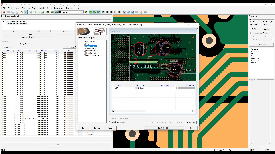 PollEx PCB Verification for Design for Electrical Engineering Plus
