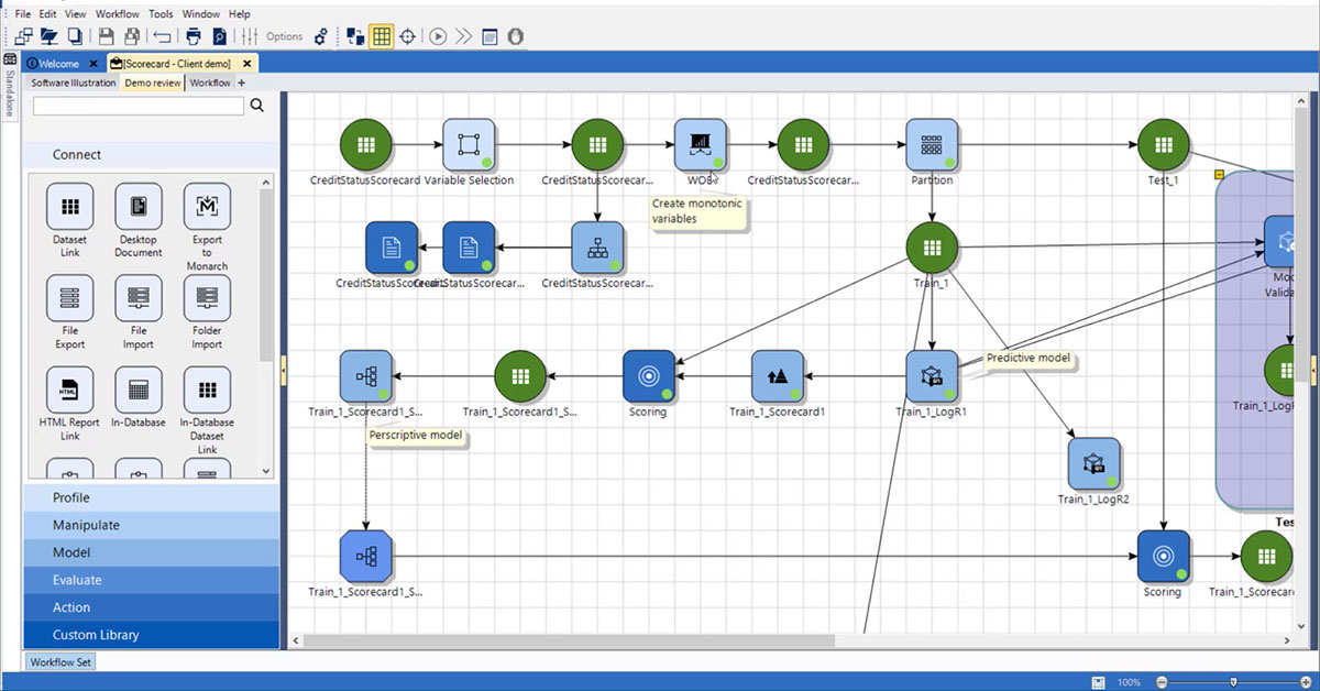 Weight of Evidence Node in Altair Knowledge Studio